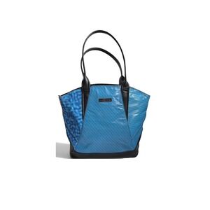 RAREFORM Mini Tessa Tote Bag Cobalt Blue Recycled Billboard Vinyl Sustainable